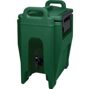 Ultra camtainer UC250 met no dip kraan inh. 10,4 liter afm. 42,5x30cm. hgt.50cm.  kleur green Cambro