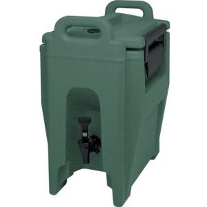 Ultra camtainer UC250 met no dip kraan inh. 10,4 liter afm. 42,5x30cm. hgt.50cm.  kleur Granite green Cambro