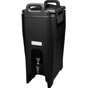 ULTRA CAMTAINER UC500 WITH NO DIP TAP CONT. 19.9 LITER DIMENSIONS 42.5X30CM. HGT. 68CM. COLOR BLACK CAMBRO