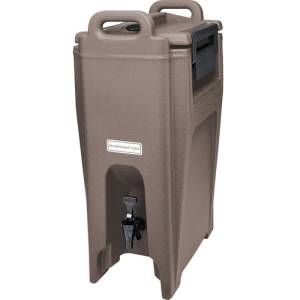 Ultra camtainer UC500 met no dip kraan inh. 19,9 liter afm. 42,5x30cm. hgt. 68cm.  kleur Granite Sand Cambro