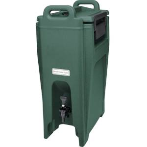 ULTRA CAMTAINER UC500 WITH NO DIP TAP CONT. 19.9 LITER DIMENSIONS 42.5X30CM. HGT. 68CM. COLOR GRANITE GREEN CAMBRO