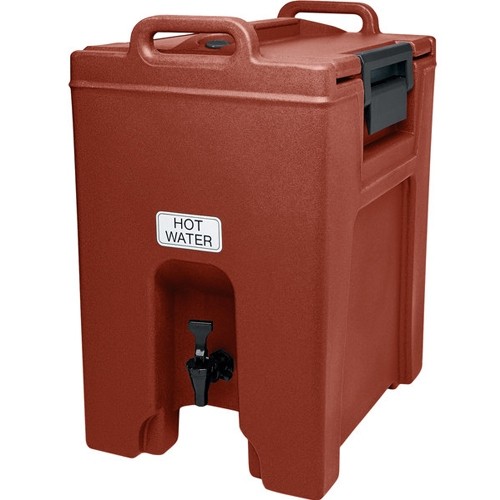 ULTRA CAMTAINER UC1000 WITH NO DIP TAP CONT. 39.7 LITER DIMENSIONS 52X41.5CM. HGT.65.5CM. COLOR BRICK RED CAMBRO