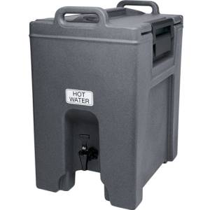 Ultra camtainer UC1000 met no dip kraan inh. 39,7 liter afm. 52x41,5cm. hgt.65,5cm. kleur Granite gray Cambro