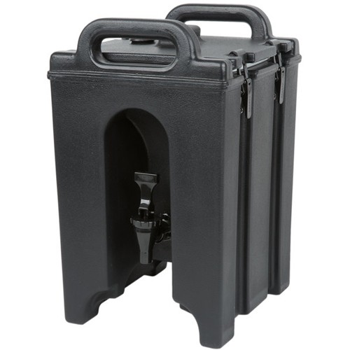 CAMTAINER 100LCD SANS ROBINET DIP CONT. DIMENSIONS DE 5,7 LITRES 29X26.5CM. HGT.44CM. COULEUR NOIR CAMBRO