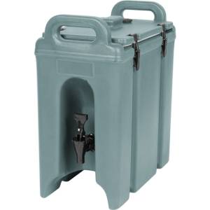 Camtainer 250LCD met no dip kraan inh. 9,4 liter afm. 42x23cm. hgt.47cm. kleur Slate Blue Cambro