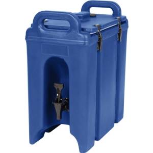 CAMTAINER 250LCD WITH NO DIP TAP CONT. 9.4 LITER DIMENSIONS 42X23CM. HGT.47CM. COLOR NAVY BLUE CAMBRO