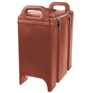 Camtainer 350LCD zonder no dip kraan inh. 12,7 liter kleur brick red Cambro