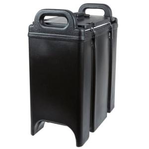 Camtainer 350LCD zonder no dip kraan inh. 12,7 liter afm. 42x23cm. hgt. 47cm. kleur Black Cambro