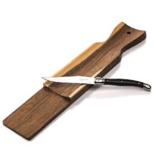 Worstplankje met mes zwart Premium line Style de Vie