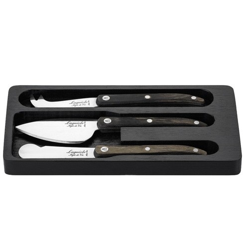 CHEESE KNIVES 3 PIECES PREMIUM LINE GRAY PAKKA STYLE DE VIE