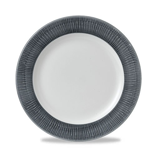 PLATE FOOTED DIAM. 26.1CM CHURCHILL BAMBOO MIST