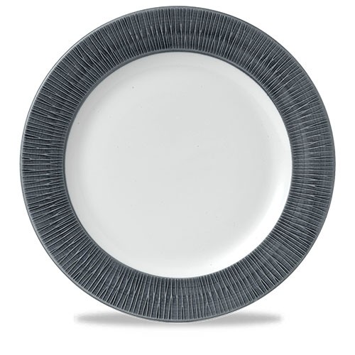 PLATE FOOTED DIAM. 30.5CM CHURCHILL BAMBOO MIST