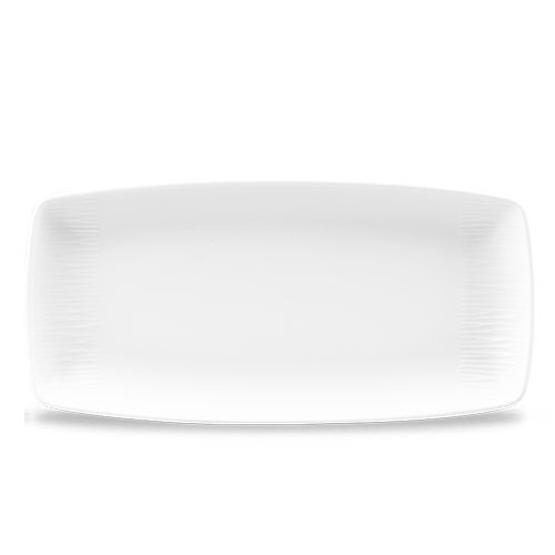 CHEFS OBLONG BOARD SIZE. 29.5x14CM. CHURCHILL BAMBOO WHITE