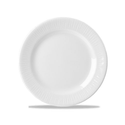 Bord diam. 17cm. Churchill Bamboo White