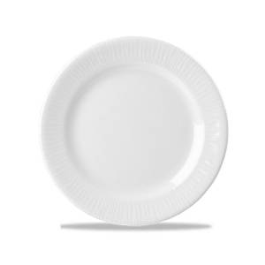 Bord diam. 17cm. Churchill Bamboo White
