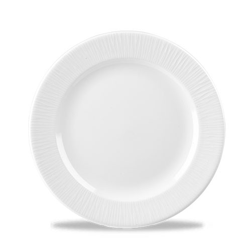 Bord diam. 23.4cm. Churchill Bamboo White