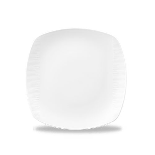 PLATE SQUARE DIM. 17CM. CHURCHILL BAMBOO WHITE