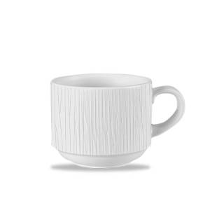 Theekop / cappuccinokop Stapelbaar inh. 22cl. Churchill Bamboo White