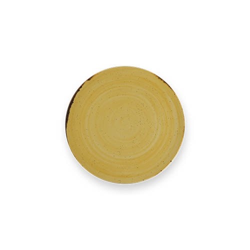 Coupebord s diam. 21cm. Saturno Nature kleur yellow