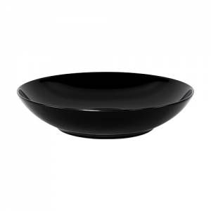 Schaal rond Universal diam. 24cm. HG. 5cm. inh. 900ml. kleur zwart Nova