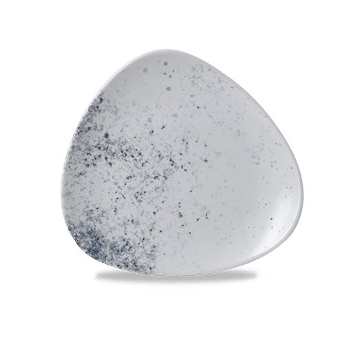 ASSIETTE LOTUS DIM. 19,2 cm. CHURCHILL STUDIO PRINTS BLEU BRUME