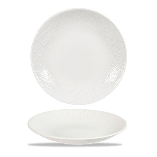 Coupe bord diep diam. 25.5cm. Churchill Isla White