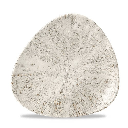 ASSIETTE LOTUS DIM. 19,2 cm. PIERRE CHURCHILL GRIS AGATE
