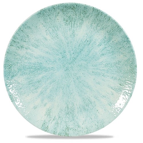 Coupe bord evolve diam. 28.8cm. Churchill Stone Aquamarine