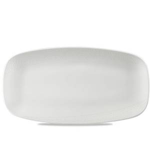 DIMENSIONS RECTANGULAIRES DE LA PLAQUE. 35.5x18.9CM. CHURCHILL ISLA BLANC