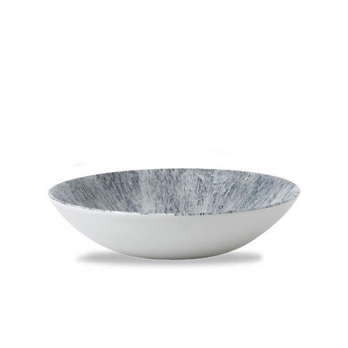 Coupe bord diam. 18.2cm. Churchill Stone Pearl gray