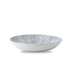 Coupe bord diam. 24.8cm. Churchill Stone Pearl gray