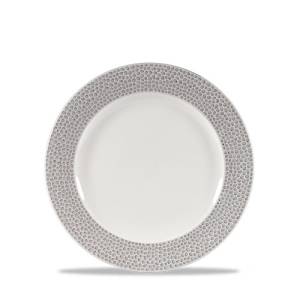 PLAQUE DIAM. 17CM. CHURCHILL ISLA GRIS SCHISTE