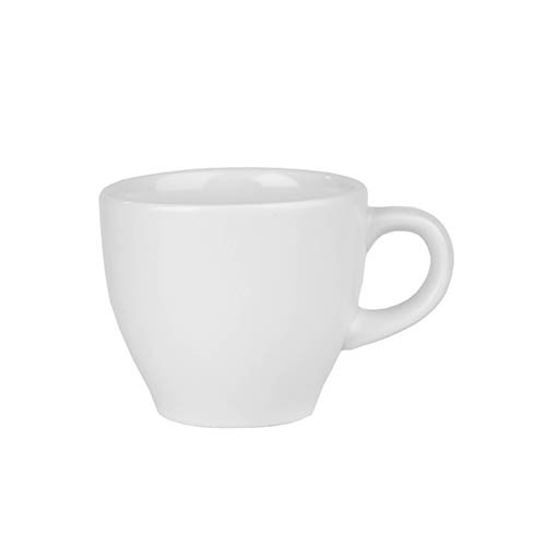 TASSE ESPRESSO COULEUR BLANC CONT. 11CL. PROFIL CHURCHILL BLANC