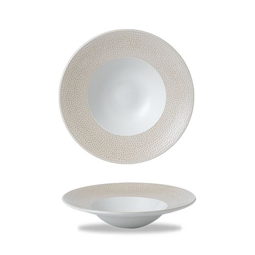 PLATE DIAM. 24CM. CHURCHILL ISLA COASTAL SAND