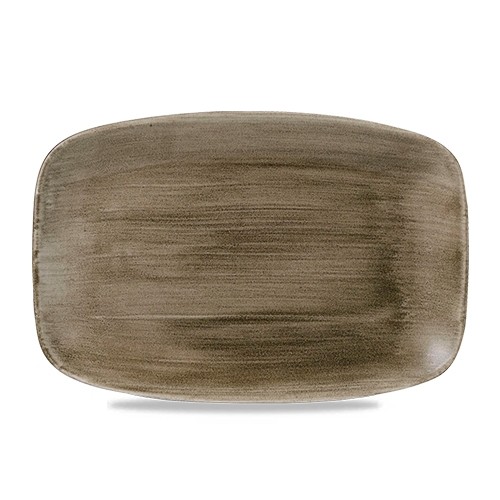 RECTANGULAR CHEFS BOARD SIZE. 35.5x24.5CM. CHURCHILL STONECAST ANTIQUE TAUPE