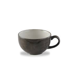 Theekop / cappuccinokop inh. 22.7cl. Churchill Stonecast Patina Iron Black
