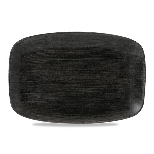 CHEFS OBLONG BOARD SIZE. 30x19.9CM STONECAST PATINA IRON BLACK