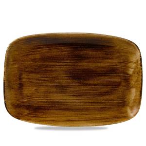 RECHTECKIGE TELLERGRÖSSE. 35,5 x 24,5 cm. CHURCHILL STONECAST VINTAGE KUPFER