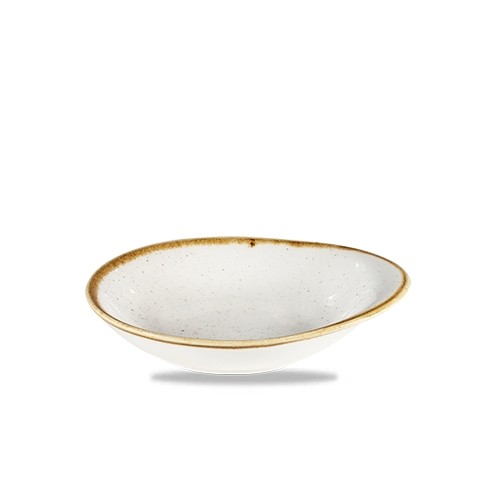 BOARD RUNDE GRÖSSE. 16x14,5CM. CHURCHILL STONECAST GERSTENWEISS