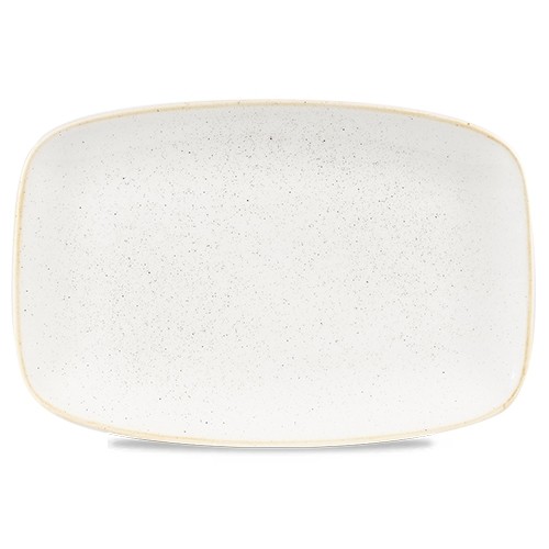 CHEFS OBLONG BOARD SIZE. 30x19.9CM. CHURCHILL STONECAST BARLEY WHITE