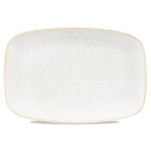 CHEFS OBLONG BOARD SIZE. 30x19.9CM. CHURCHILL STONECAST BARLEY WHITE