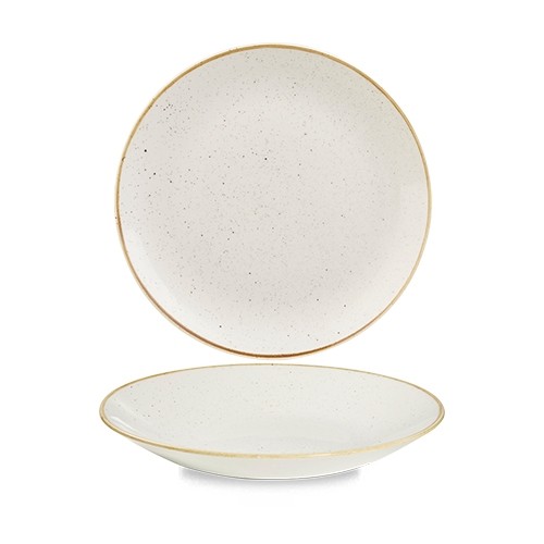 COUPE-TELLER TIEF DIAM. 22,5 cm. CHURCHILL STONECAST WHITE