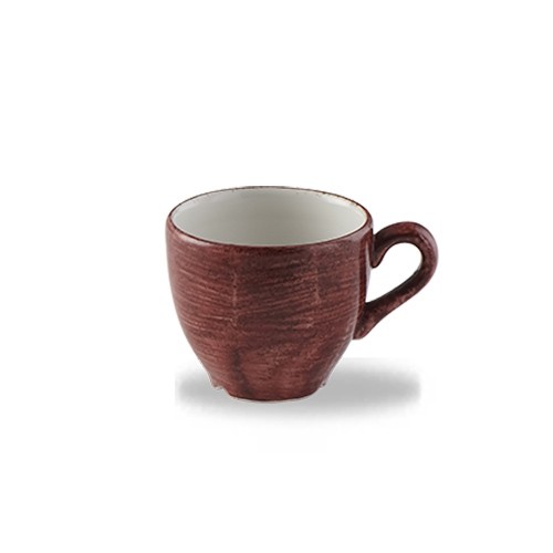 ESPRESSO CUP INH. 10CL. CHURCHILL PATINA RUST RED