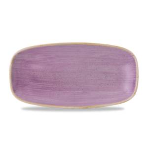 ASSIETTE CHEFS OBLONG DIM. 29.8x15.3CM. CHURCHILL STONECAST LAVANDE