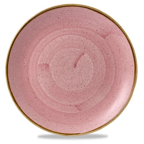 Coupe bord evolve diam. 28.8cm. Churchill Stonecast Petal Pink