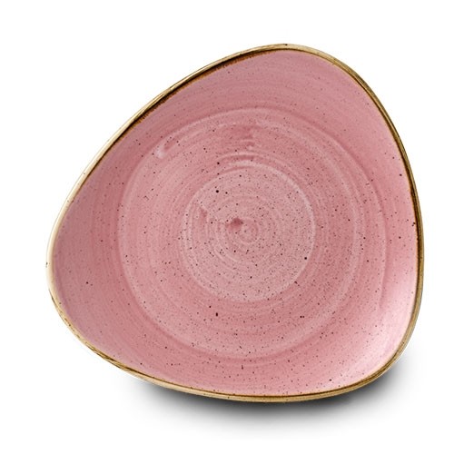 TELLER LOTUS ABM. 22,9 CM CHURCHILL STONECAST BLÜTENBLATT ROSA