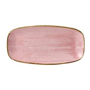 CHEFS OBLONG BOARD SIZE. 29.8x15.3CM. CHURCHILL STONECAST PETAL PINK