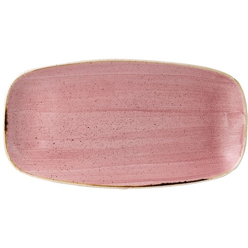 Chefs oblong bord afm. 35.5x18.9cm Churchill Stonecast Petal Pink