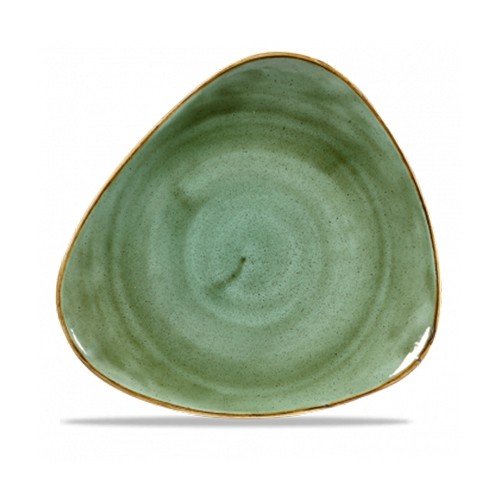 Bord Lotus afm. 31.1cm. Churchill Stonecast Samphire Green