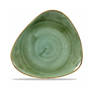 Bord Lotus afm. 31.1cm. Churchill Stonecast Samphire Green